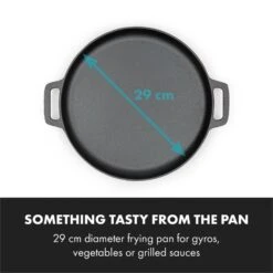 Tomahawk 3.1 S Brat & Back-Set Pfanne Pizzastein Ø29 Cm -Klarstein Verkaufsgeschäft 10033568 yy 0004 logo Klarstein Tomahawk Brat and Back Set