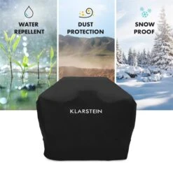 Tomahawk 3.1 S Wetterschutzhaube 300D Canvas 30/70% PE/PVC Schwarz -Klarstein Verkaufsgeschäft 10033569 yy 0005 logo Klarstein Tomahawk S Wetterschutzhaube schwarz