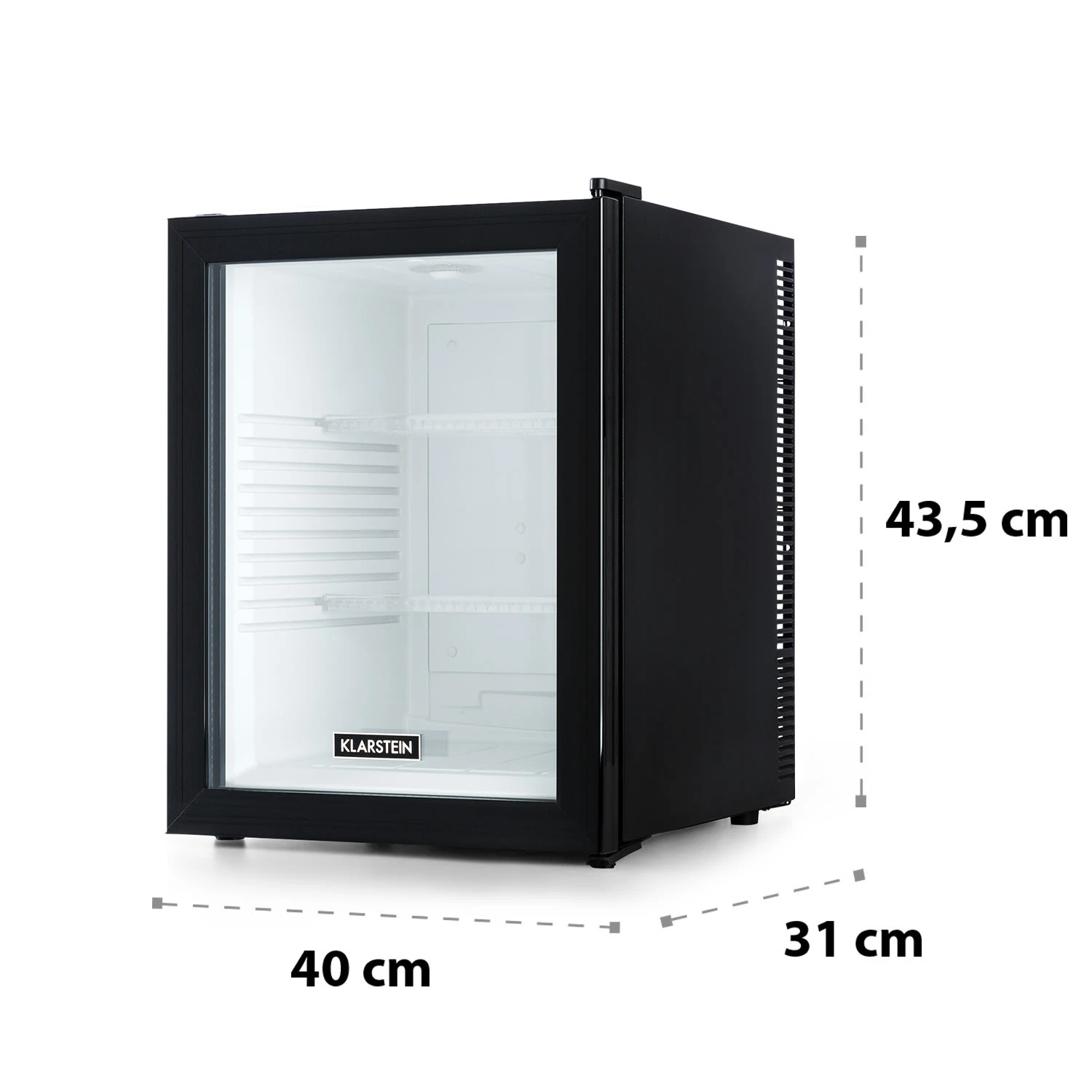 Brooklyn 42 Mini-Kühlschrank Glastür LED Ablage 9 Brooklyn 42 Mini-Kühlschrank Glastür LED Ablage – Bild 7