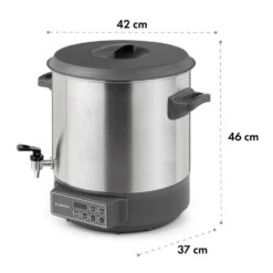 Lady Marmalade Einkochautomat Getränkespender 27L 100°C 12h Edelstahl -Klarstein Verkaufsgeschäft 10033825 yy 0010 logo Klarstein Lady Marmalade Einkochautomat