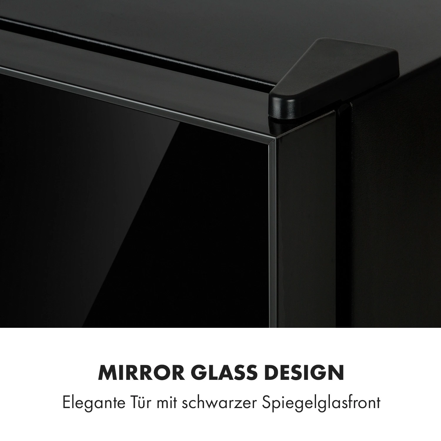 Frosty Mini-Kühlschrank EEC A Spiegelglastür 10 Liter Schwarz 5 Frosty Mini-Kühlschrank EEC A Spiegelglastür 10 Liter Schwarz – Bild 3