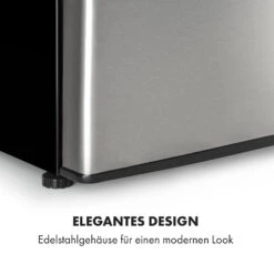 Big Daddy Cool Kühl-Gefrierkombination 61/25 Liter 2 Ebenen Edelstahl -Klarstein Verkaufsgeschäft 10034005 de 0008 logo