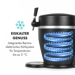 Tap2Go Mobile 2-in1 Bierzapfanlage Mit Getränkekühler 5l/13l Schwarz -Klarstein Verkaufsgeschäft 10034006 de 0005 logo