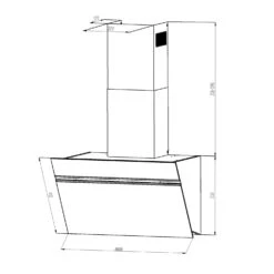 Alina Dunstabzugshaube 600 M³/h LED-Display Ambientelicht Glasfront -Klarstein Verkaufsgeschäft 10034105 yy 0009 logo