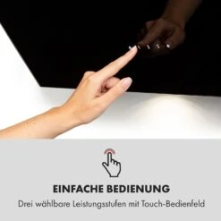 Alina Dunstabzugshaube 90cm 600 M³/h LED-Display Ambientelicht Schwarz -Klarstein Verkaufsgeschäft 10034106 de 0004 logo