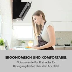 Alina Dunstabzugshaube 90cm 600 M³/h LED-Display Ambientelicht Schwarz -Klarstein Verkaufsgeschäft 10034106 de 0008 logo