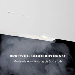 Alina Dunstabzugshaube 90 Cm 600 M³/h Ambientelicht Glasfront Weiß -Klarstein Verkaufsgeschäft 10034107 de 0005 logo