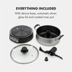 Jam Session Marmeladen- Und Geleekocher 1000W 2 Automatikprogramme 18 Jam Session Marmeladen- Und Geleekocher 1000W 2 Automatikprogramme -Klarstein Verkaufsgeschäft 10034109 yy 0008 logo Klarstein Jam Session Marmeladen und Geleekocher