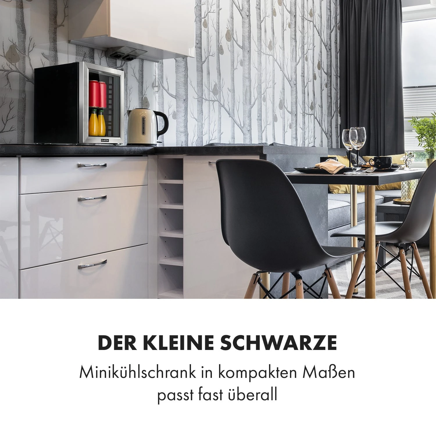 Harlem Getränkekühlschrank 23 Liter 1 Metallrost Glastür 4 Harlem Getränkekühlschrank 23 Liter 1 Metallrost Glastür – Bild 2