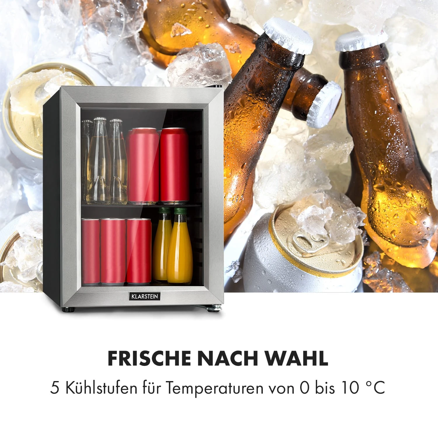 Harlem Getränkekühlschrank 23 Liter 1 Metallrost Glastür 5 Harlem Getränkekühlschrank 23 Liter 1 Metallrost Glastür – Bild 3