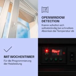 Lienz Elektrischer Kamin 1800W Steindekor Polystone Fernbedienung 12 Lienz Elektrischer Kamin 1800W Steindekor Polystone Fernbedienung -Klarstein Verkaufsgeschäft 10034122 de 0004 logo