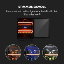 Vinovilla 43 Built-In Duo Onyx Weinkühlschrank 129l 43 Fl. 2 Zonen 13 Vinovilla 43 Built-In Duo Onyx Weinkühlschrank 129l 43 Fl. 2 Zonen -Klarstein Verkaufsgeschäft 10034155 de 0003 logo