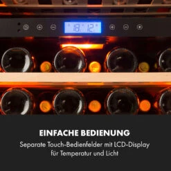 Vinovilla 43 Built-In Duo Onyx Weinkühlschrank 129l 43 Fl. 2 Zonen 14 Vinovilla 43 Built-In Duo Onyx Weinkühlschrank 129l 43 Fl. 2 Zonen -Klarstein Verkaufsgeschäft 10034155 de 0004 logo