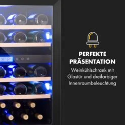Vinovilla 43 Built-In Duo Onyx Weinkühlschrank 129l 43 Fl. 2 Zonen 17 Vinovilla 43 Built-In Duo Onyx Weinkühlschrank 129l 43 Fl. 2 Zonen -Klarstein Verkaufsgeschäft 10034155 de 0007 logo