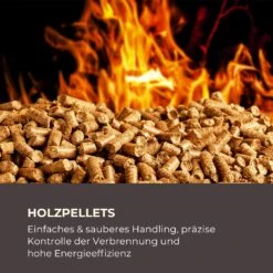 Energiewende Pelletofen 5/10 KW 5 Stufen Timer 18kg 250m³ Fernbedienung Grau -Klarstein Verkaufsgeschäft 10034181 de 0004 logo