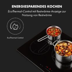 Delicatessa 3 Induktionskochfeld 3 Zonen 5800W Glaskeramik Schwarz -Klarstein Verkaufsgeschäft 10034193 de 0006 logo