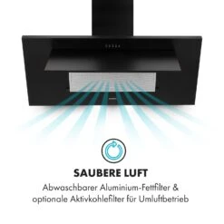 Athena 90 Dunstabzugshaube 90cm 300m³/h 69W Edelstahl -Klarstein Verkaufsgeschäft 10034195 de 0004 logo