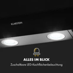 Athena 90 Dunstabzugshaube 90cm 300m³/h 69W Edelstahl -Klarstein Verkaufsgeschäft 10034195 de 0007 logo