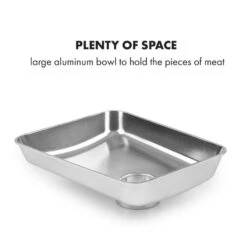 Kraftprotz Elektrischer Fleischwolf 700 W Kupfermotor Edelstahl 16 Kraftprotz Elektrischer Fleischwolf 700 W Kupfermotor Edelstahl -Klarstein Verkaufsgeschäft 10034215 yy 0007 logo Klarstein Kraftprotz elektrischer Fleischwolf weiss