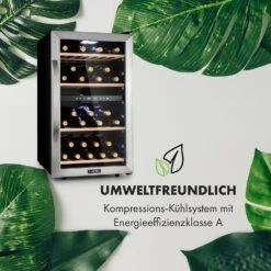 Vinamour 45 DuoWeinkühlschrank 2 Zonen 118 Ltr / 45 Fl 5-18 °C 18 Vinamour 45 DuoWeinkühlschrank 2 Zonen 118 Ltr / 45 Fl 5-18 °C -Klarstein Verkaufsgeschäft 10034216 de 0007 logo