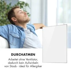 Wonderwall Air 96 Infrarotheizung 120x81cm 960W Wandinstallation Fernbedienung -Klarstein Verkaufsgeschäft 10034234 de 0005 logo