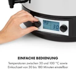 KonfiStar 40 Digital Einkocher Getränkespender 2500W 40L 100°C 180min -Klarstein Verkaufsgeschäft 10034239 de 0004 logo