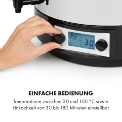 KonfiStar 50 Digital Einkocher Getränkespender 2500W 50L 100°C 180min -Klarstein Verkaufsgeschäft 10034240 de 0004 logo
