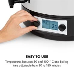 KonfiStar 60 Digital Einkocher Getränkespender 2500W 60L 100°C 180min 12 KonfiStar 60 Digital Einkocher Getränkespender 2500W 60L 100°C 180min -Klarstein Verkaufsgeschäft 10034241 yy 0004 logo Digital Food Preserver 60L