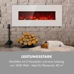 Lausanne Long Elektrischer Kamin 1600W 2 Heizstufen 128 Cm 14 Lausanne Long Elektrischer Kamin 1600W 2 Heizstufen 128 Cm -Klarstein Verkaufsgeschäft 10034250 de 0006 logo