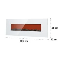 Lausanne Long Elektrischer Kamin 1600W 2 Heizstufen 128 Cm 15 Lausanne Long Elektrischer Kamin 1600W 2 Heizstufen 128 Cm -Klarstein Verkaufsgeschäft 10034250 yy 0007 logo Klarstein Lausanne Long Elektrischer Kamin weiss