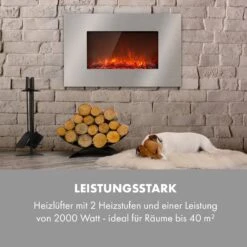 Lausanne Luxe Elektrischer Kamin 2000W 2 Heizstufen 90 Cm Edelstahl 14 Lausanne Luxe Elektrischer Kamin 2000W 2 Heizstufen 90 Cm Edelstahl -Klarstein Verkaufsgeschäft 10034252 de 0006 logo