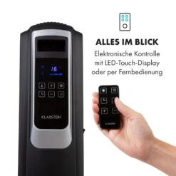 Thermaxx Noir Ölradiator 2500W 10-30° C 24h-Timer Fernbedienung 12 Thermaxx Noir Ölradiator 2500W 10-30° C 24h-Timer Fernbedienung -Klarstein Verkaufsgeschäft 10034253 de 0003 logo