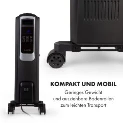 Thermaxx Noir Ölradiator 2500W 10-30° C 24h-Timer Fernbedienung 16 Thermaxx Noir Ölradiator 2500W 10-30° C 24h-Timer Fernbedienung -Klarstein Verkaufsgeschäft 10034253 de 0007 logo