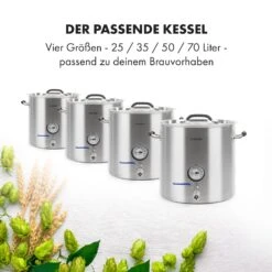 Brauheld Pur 25 Maischekessel 25 Liter Ohne Heizelement Edelstahl 16 Brauheld Pur 25 Maischekessel 25 Liter Ohne Heizelement Edelstahl -Klarstein Verkaufsgeschäft 10034266 de 0007 logo