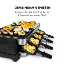 Sirloin Raclette 1500W Aluminium / Stein 8 Personen Kontroll-LED 14 Sirloin Raclette 1500W Aluminium / Stein 8 Personen Kontroll-LED -Klarstein Verkaufsgeschäft 10034275 de 0005 logo