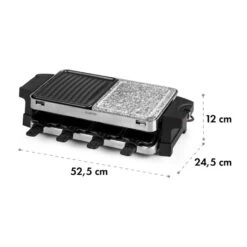 Sirloin Raclette 1500W Aluminium / Stein 8 Personen Kontroll-LED 17 Sirloin Raclette 1500W Aluminium / Stein 8 Personen Kontroll-LED -Klarstein Verkaufsgeschäft 10034275 yy 0008 logo Klarstein Sirloin Raclette 1500W