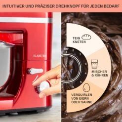 Bella Elegance Küchenmaschine 2000 W 2,7 PS 5,2 Ltr Edelstahl BPA-frei 12 Bella Elegance Küchenmaschine 2000 W 2,7 PS 5,2 Ltr Edelstahl BPA-frei -Klarstein Verkaufsgeschäft 10034364 de 0004 usp