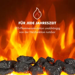 Verbier Elektrischer Kamin Elektrokamin 1000 / 2000 W LED-InstaFire Thermostat Timer Überhitzungsschutz -Klarstein Verkaufsgeschäft 10034396 de 0005 logo