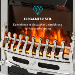 Verbier Elektrischer Kamin Elektrokamin 1000 / 2000 W LED-InstaFire Thermostat Timer Überhitzungsschutz -Klarstein Verkaufsgeschäft 10034396 de 0006 logo