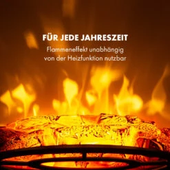 Bergamo Elektrischer Kamin 900/1800W Thermostat Holzoptik -Klarstein Verkaufsgeschäft 10034397 de 0006 logo