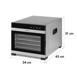 Flavour Dry Dörrautomat Temperatur: 35 - 75 °C Digitaler Thermostat -Klarstein Verkaufsgeschäft 10034423 yy 0008 logo Klarstein Flavour Dry Doerrautomat schwarz