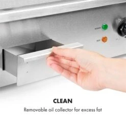 Grillmeile 3000R Elektrogrill 3000W Platte 54,5x35cm Geriffelt 17 Grillmeile 3000R Elektrogrill 3000W Platte 54,5x35cm Geriffelt -Klarstein Verkaufsgeschäft 10034449 yy 0007 logo Klarstein Grillmeile 3000R Pro Grill geriffelt