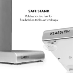 Kraftpaket Milchshake-Mixer Proteinshake 80W Edelstahl Silber -Klarstein Verkaufsgeschäft 10034456 yy 0008 logo Klarstein Kraftpaket Pro Milchshake Mixer 80W