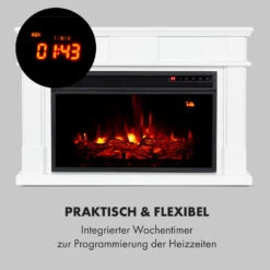 Bern Elektrischer Kamin 1000/2000W LED 10-30 °C Wochentimer 15 Bern Elektrischer Kamin 1000/2000W LED 10-30 °C Wochentimer -Klarstein Verkaufsgeschäft 10034488 de 0005 logo
