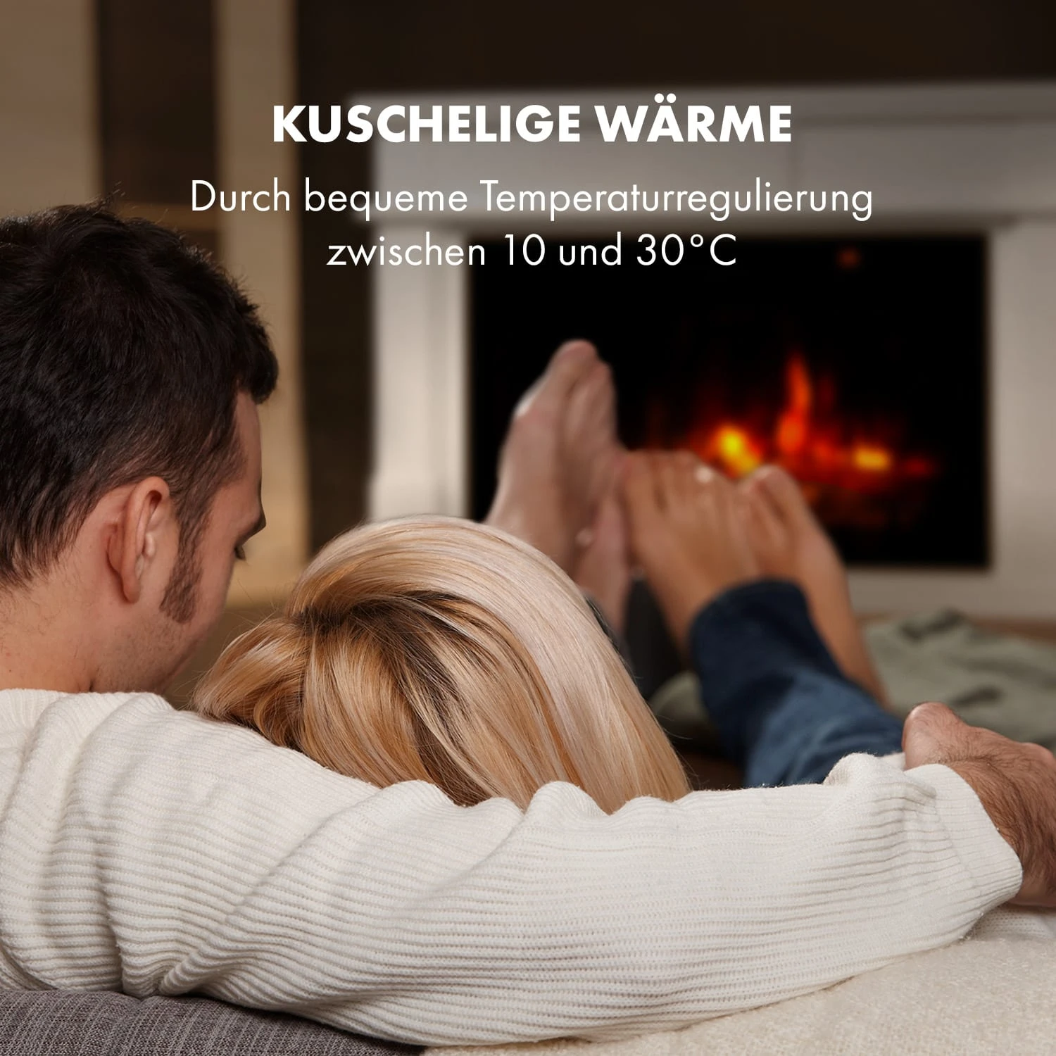 Bern Elektrischer Kamin 1000/2000W LED 10-30 °C Wochentimer 9 Bern Elektrischer Kamin 1000/2000W LED 10-30 °C Wochentimer – Bild 7