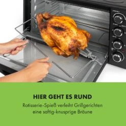Masterchef 60 Mini-Backofen 60l 2000W 100-230 °C Timer Schwarz -Klarstein Verkaufsgeschäft 10034498 de 0006 logo