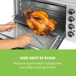 Masterchef 60 Mini-Backofen 60l 2000W 100-230 °C Timer Silber -Klarstein Verkaufsgeschäft 10034499 de 0006 logo