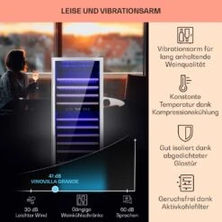 Vinovilla Grande 116 Built-in Duo Weinkühlschrank 310 Ltr 116 Fl. LED -Klarstein Verkaufsgeschäft 10034525 DE 0004 usp