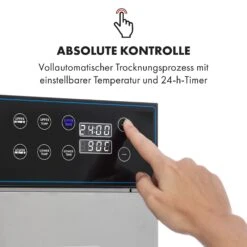 Master Jerky 300 Dörrautomat 2000W 40-90 °C 24h-Timer Edelstahl Silber 12 Master Jerky 300 Dörrautomat 2000W 40-90 °C 24h-Timer Edelstahl Silber -Klarstein Verkaufsgeschäft 10034544 de 0003 logo