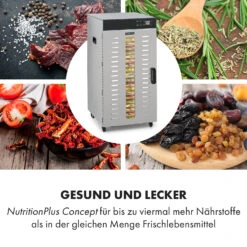 Master Jerky 300 Dörrautomat 2000W 40-90 °C 24h-Timer Edelstahl Silber 14 Master Jerky 300 Dörrautomat 2000W 40-90 °C 24h-Timer Edelstahl Silber -Klarstein Verkaufsgeschäft 10034544 de 0005 logo